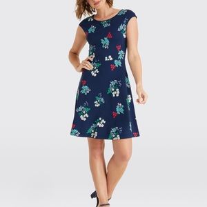 NWT Draper James Floral Ponte Dress